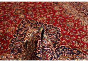 Tappeto Ardakan Medaglione Floreale Rosso Scuro Blu Notte 254x344 Cm