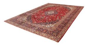 Tappeto Ardakan Medaglione Floreale Rosso Scuro Blu Notte 254x344 Cm