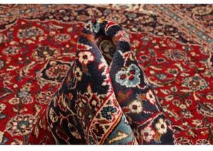 Tappeto Ardakan Medaglione Floreale Rosso Blu Scuro 253x360 Cm
