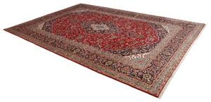 Tappeto Ardakan Medaglione Floreale Rosso Blu Scuro 253x360 Cm