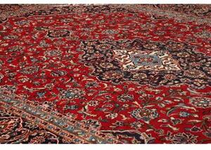 Tappeto Ardakan Medaglione Floreale Rosso Blu Scuro 243x363 Cm