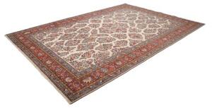 Tappeto Sarough Stilizzato Avorio Rosso Mattone 243x350 Cm