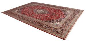 Tappeto Ardakan Medaglione Floreale Rosso Blu Scuro 242x375 Cm