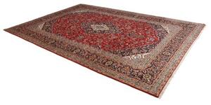 Tappeto Ardakan Medaglione Floreale Rosso Blu Scuro 250x334 Cm