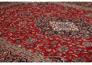 Tappeto Ardakan Medaglione Floreale Rosso Blu Scuro 253x360 Cm