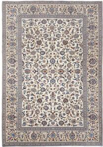 Tappeto Kashan Floreale Avorio Blu 203x297 Cm