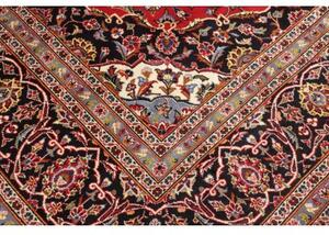 Tappeto Ardakan Medaglione Floreale Rosso Blu Scuro 248x350 Cm