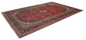Tappeto Ardakan Medaglione Floreale Rosso Blu Scuro 244x360 Cm