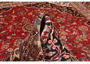 Tappeto Ardakan Medaglione Floreale Rosso Blu Scuro 248x350 Cm