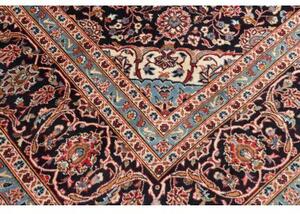 Tappeto Ardakan Medaglione Floreale Rosso Blu Scuro 293x405 Cm