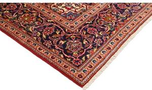 Tappeto Ardakan Medaglione Floreale Rosso Blu Scuro 197x305 Cm