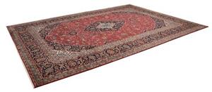 Tappeto Ardakan Medaglione Floreale Rosso Blu Scuro 293x405 Cm
