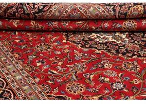 Tappeto Ardakan Medaglione Floreale Rosso Blu Scuro 248x350 Cm