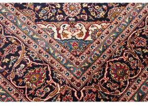 Tappeto Ardakan Medaglione Floreale Rosso Blu Scuro 244x360 Cm