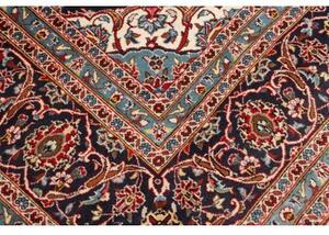 Tappeto Ardakan Medaglione Floreale Rosso Blu Scuro 242x375 Cm