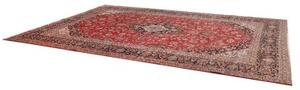 Tappeto Ardakan Medaglione Floreale Rosso Blu Scuro 297x427 Cm