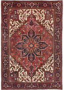 Tappeto Gorawan Stilizzato Rosso Mattone Crema 205x296 Cm