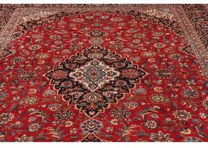 Tappeto Ardakan Medaglione Floreale Rosso Blu Scuro 297x427 Cm