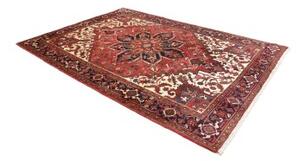 Tappeto Gorawan Stilizzato Rosso Mattone Crema 205x296 Cm