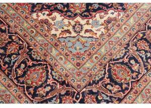 Tappeto Ardakan Medaglione Floreale Rosso Blu Scuro 250x365 Cm