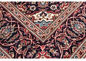 Tappeto Ardakan Medaglione Floreale Rosso Blu Scuro 246x345 Cm