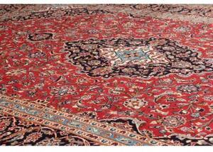 Tappeto Ardakan Medaglione Floreale Rosso Blu Scuro 293x405 Cm