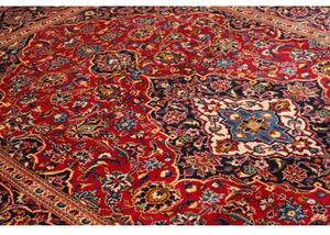 Tappeto Ardakan Medaglione Floreale Rosso Blu Scuro 197x305 Cm