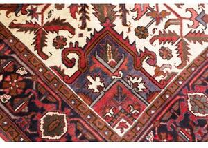 Tappeto Gorawan Stilizzato Rosso Mattone Crema 205x296 Cm