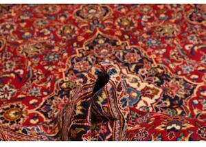 Tappeto Ardakan Medaglione Floreale Rosso Blu Scuro 197x305 Cm