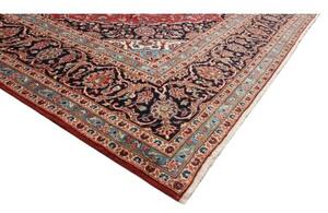 Tappeto Ardakan Medaglione Floreale Rosso Blu Scuro 293x405 Cm