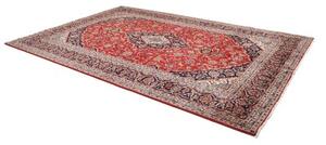 Tappeto Ardakan Medaglione Floreale Rosso Blu Scuro 244x360 Cm