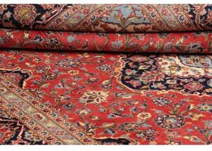Tappeto Ardakan Medaglione Floreale Rosso Blu Scuro 250x365 Cm