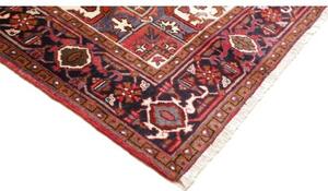 Tappeto Gorawan Stilizzato Rosso Mattone Crema 205x296 Cm