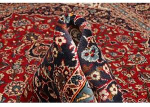 Tappeto Ardakan Medaglione Floreale Rosso Blu Scuro 242x375 Cm