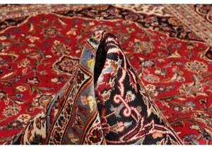 Tappeto Ardakan Medaglione Floreale Rosso Blu Scuro 293x405 Cm