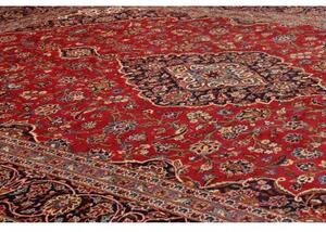 Tappeto Ardakan Medaglione Floreale Rosso Blu Scuro 295x400 Cm
