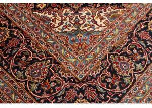 Tappeto Ardakan Medaglione Floreale Rosso Blu Scuro 300x394 Cm
