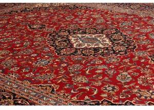 Tappeto Ardakan Medaglione Floreale Rosso Blu Scuro 300x394 Cm