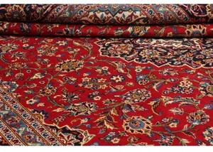 Tappeto Ardakan Medaglione Floreale Rosso Blu Scuro 297x402 Cm