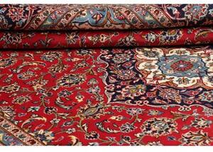 Tappeto Ardakan Medaglione Floreale Rosso Blu Scuro 248x347 Cm