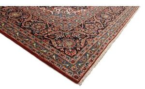 Tappeto Ardakan Medaglione Floreale Rosso Blu Scuro 292x390 Cm