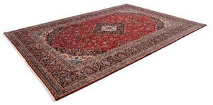 Tappeto Ardakan Medaglione Floreale Rosso Blu Scuro 247x354 Cm