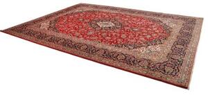 Tappeto Ardakan Medaglione Floreale Rosso Blu Scuro 300x394 Cm