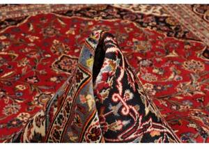 Tappeto Ardakan Medaglione Floreale Rosso Blu Scuro 292x390 Cm