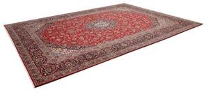 Tappeto Ardakan Medaglione Floreale Rosso Blu Scuro 297x402 Cm