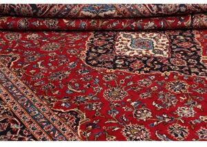 Tappeto Ardakan Medaglione Floreale Rosso Blu Scuro 247x354 Cm