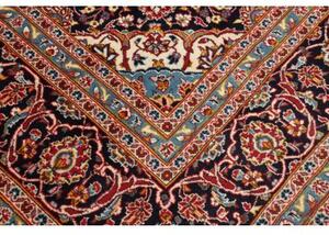 Tappeto Ardakan Medaglione Floreale Rosso Blu Scuro 250x357 Cm