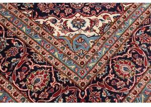 Tappeto Ardakan Medaglione Floreale Rosso Blu Scuro 248x347 Cm