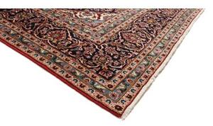 Tappeto Ardakan Medaglione Floreale Rosso Blu Scuro 245x360 Cm