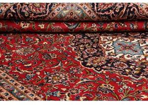 Tappeto Ardakan Medaglione Floreale Rosso Blu Scuro 245x360 Cm